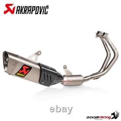 Akrapovic Full Exhaust Titanium Racing Yamaha R7 2022-2023