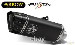 Exhaust Silencer Arrow Pista Titanium Black For Yamaha Mt-10 / Mt-10 Sp 22 23 24