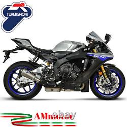 Exhaust Yamaha Yzf 1000 R1 2019 Termignoni Motorcycle Slip-On Relevance Titanium