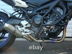 FULL Titanium & Carbon Fibre Exhaust System Yamaha MT-09 Tracer 900 XSR900 Niken
