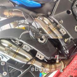 For Yamaha YZF-R1 2009-2014 Bike Exhaust Titanium Mid Link Tube Replace Catalyst
