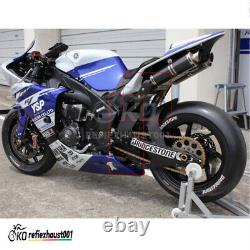 For Yamaha YZF R1 2009-2014 Exhaust Mid Link Pipe Titanium Alloy Catalyst Pipe