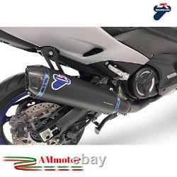 Full Exhaust System Termignoni Yamaha T MAX 560 2022 Silencer Black Titanium