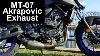 Mt 07 Akrapovic Titanium Exhaust Review U0026 Sound