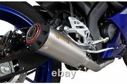 Scorpion Titanium Red Power Full Exhaust System Yamaha YZF-R125 2021-22