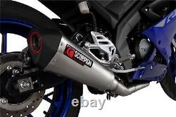 Scorpion Yamaha YZF-R125 2021-2022 Titanium Serket Taper Full Exhaust System