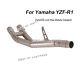 Titanium Alloy Exhaust Link Pipe Delete Catalyst For 20152023 Yamaha Yzf-r1