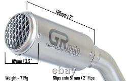 Titanium Exhaust Slip on 51mm 2 GRmoto