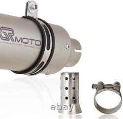 Titanium Exhaust Slip on 51mm 2 GRmoto T3 (link pipe not included)