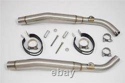 XL1000 V VARADERO 1999-2014 Twin Exhaust Silencer Kit 300mm Oval Stainless 300SS