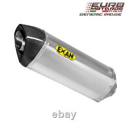 Yamaha Xmax X-Max 400 Exan Exhaust Silencer OVAL X-BLACK Titanium/Carbon New