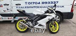 Yamaha YZF-R125 2014-18' Stainless Road Legal/Race Motorbike Exhaust system &Can