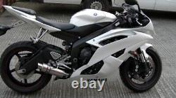Yamaha YZF-R125 2014-18' Stainless Road Legal/Race Motorbike Exhaust system &Can
