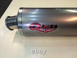 Yamaha Yzf R1 98-01 Quill Round Titanium Race Exhaust Silencer Can